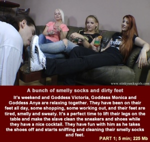 Sock smelling slave fan photos